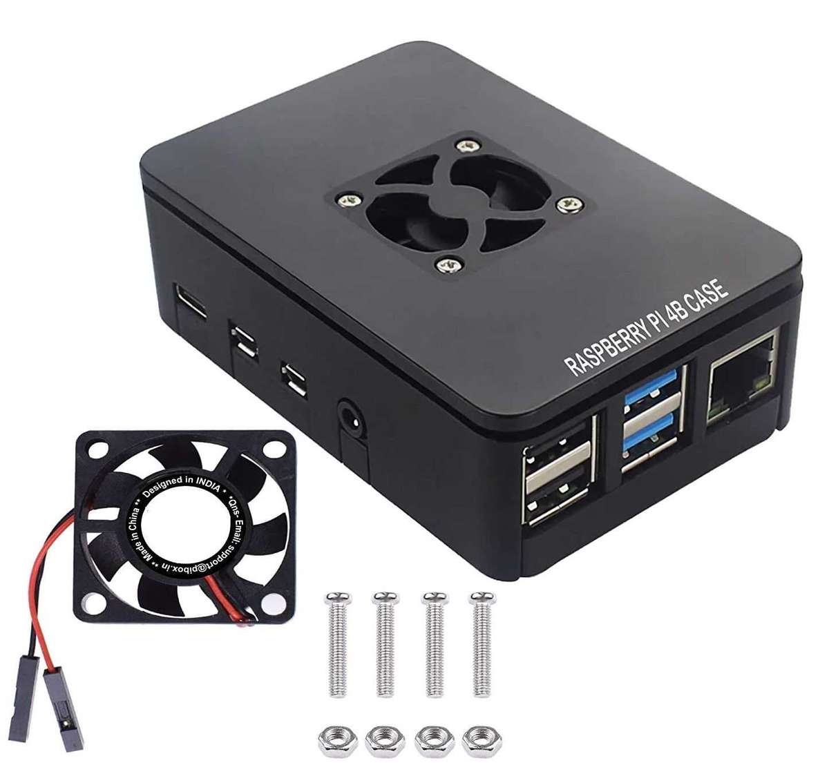 Raspberry PI 4 Case With Fan