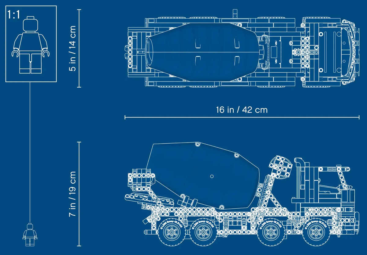LEGO® Technic 42112 Concrete Mixer Truck