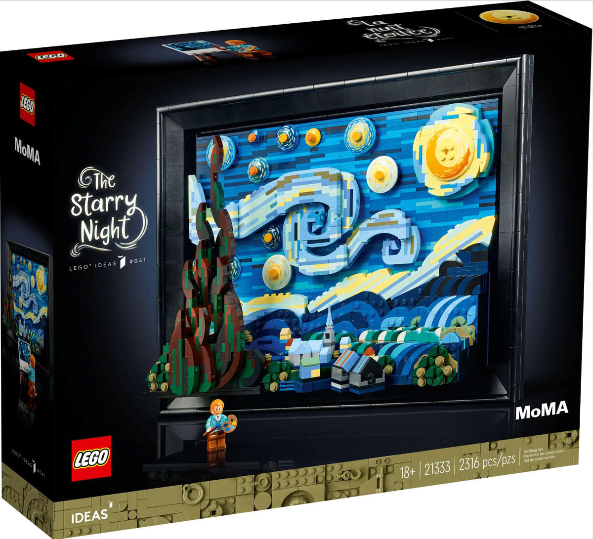 LEGO Ideas 21333 The Starry Night (Vincent van Gogh) (Hard to find set)