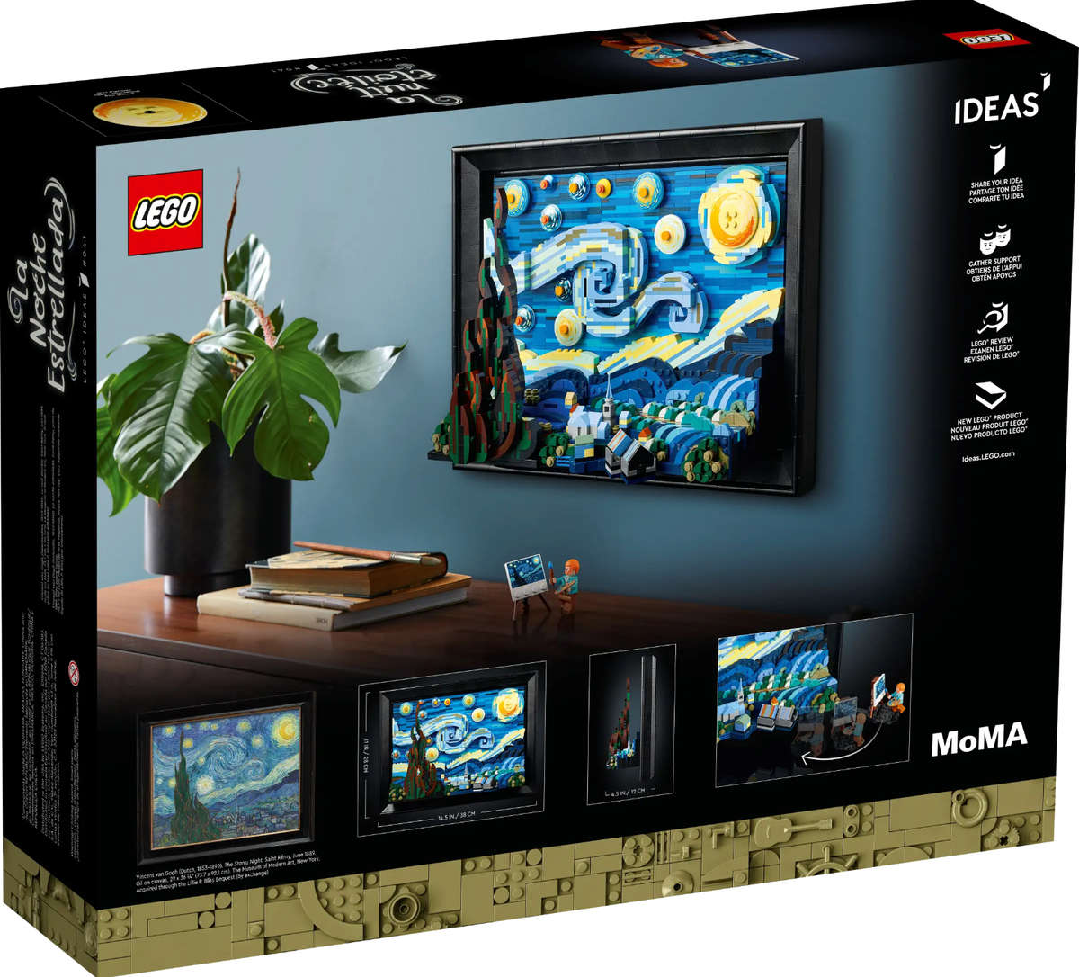 LEGO Ideas 21333 The Starry Night (Vincent van Gogh) (Hard to find set)