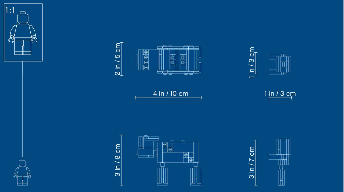 LEGO Minecraft 21157 BigFig Pig with Baby Zombie