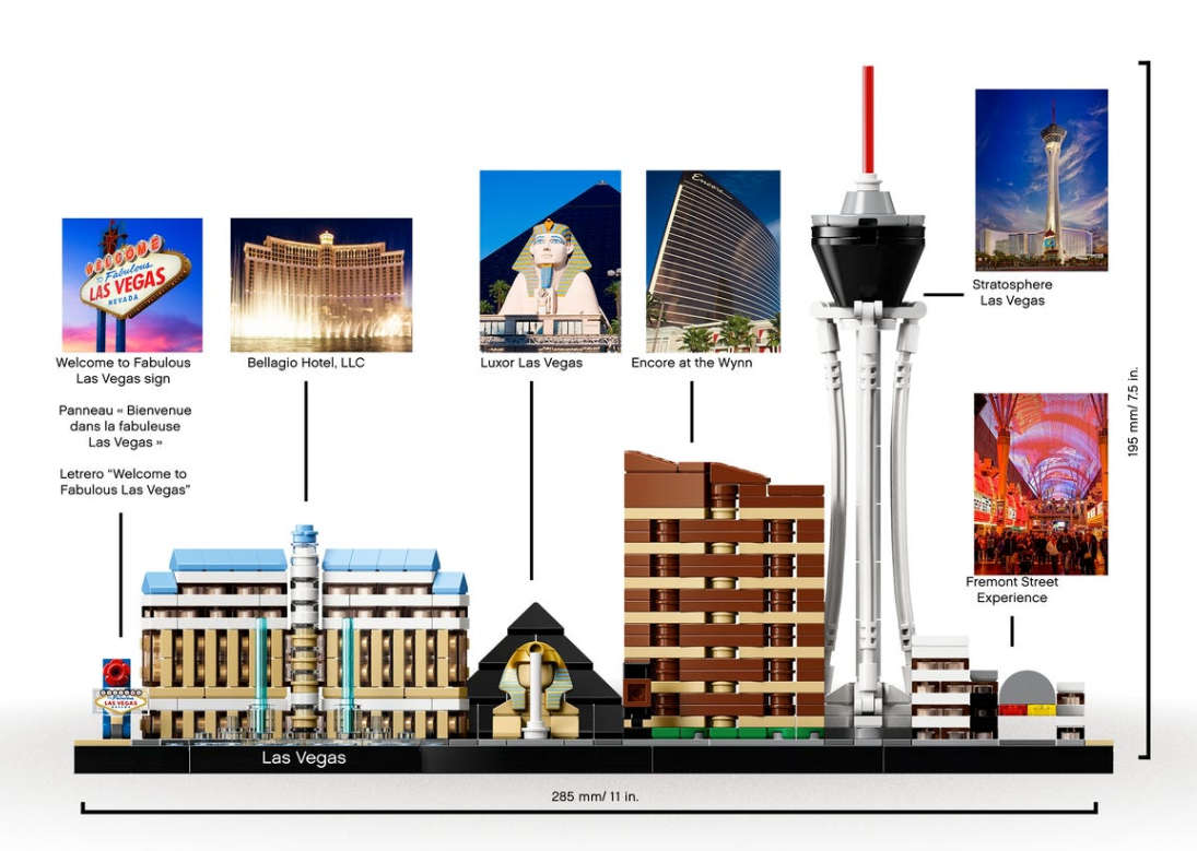 LEGO Architecture 21047 Las Vegas