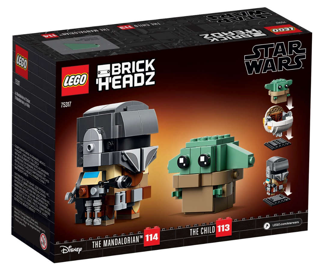 LEGO BrickHeadz 75317 The Mandalorian and the Child