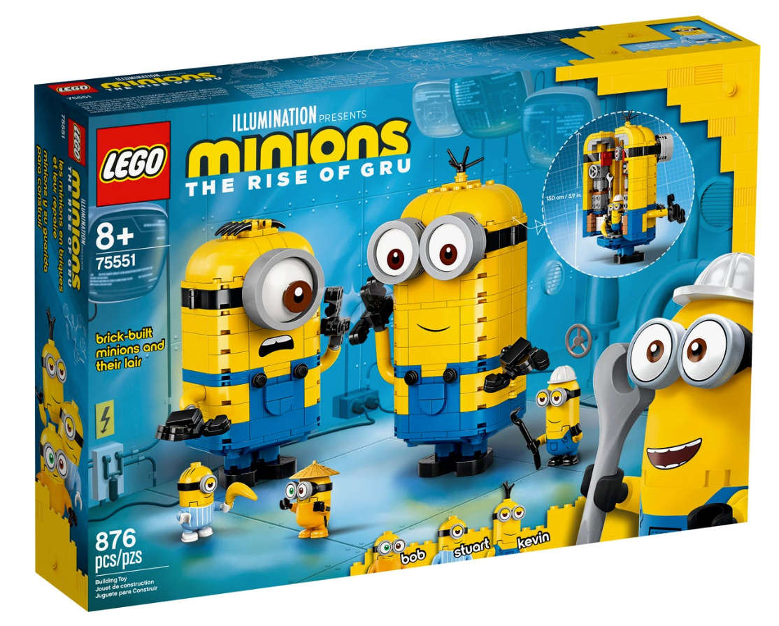 LEGO Minions 75551 Brick-built Minions and their Lair