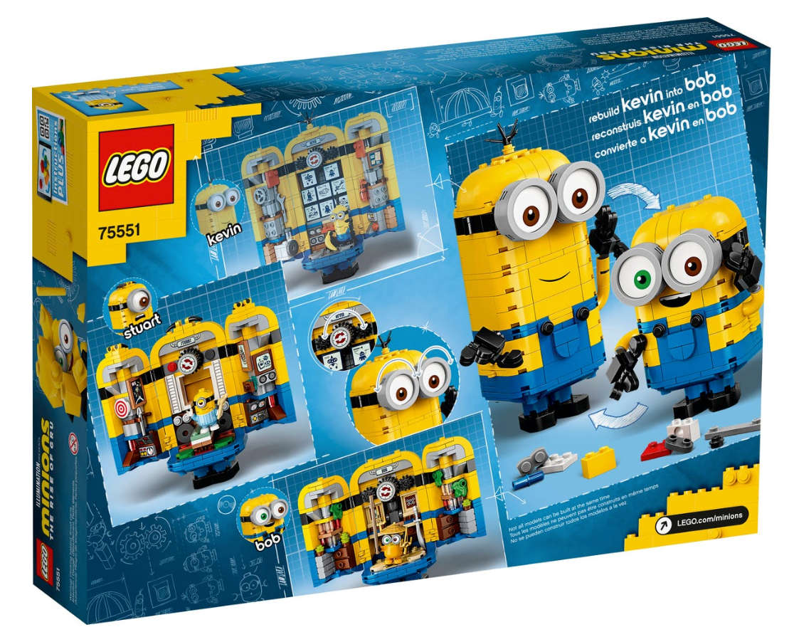 LEGO Minions 75551 Brick-built Minions and their Lair
