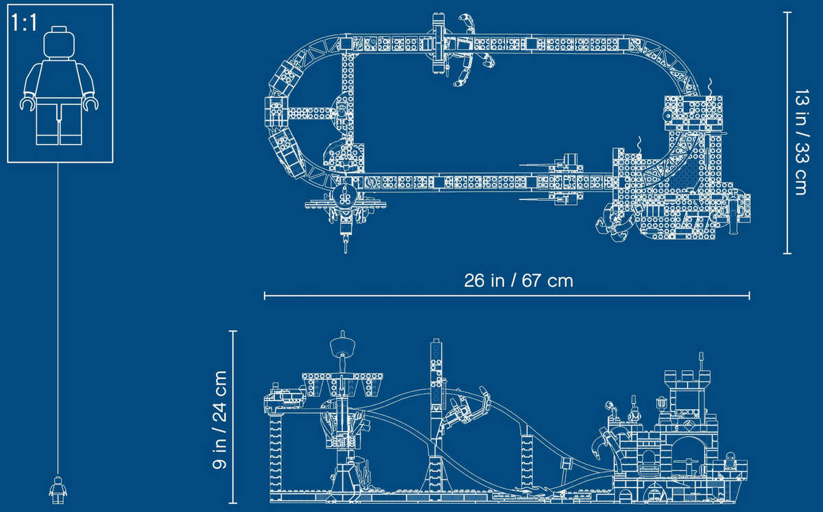 LEGO Creator 3-in-1 31084 Pirate Roller Coaster