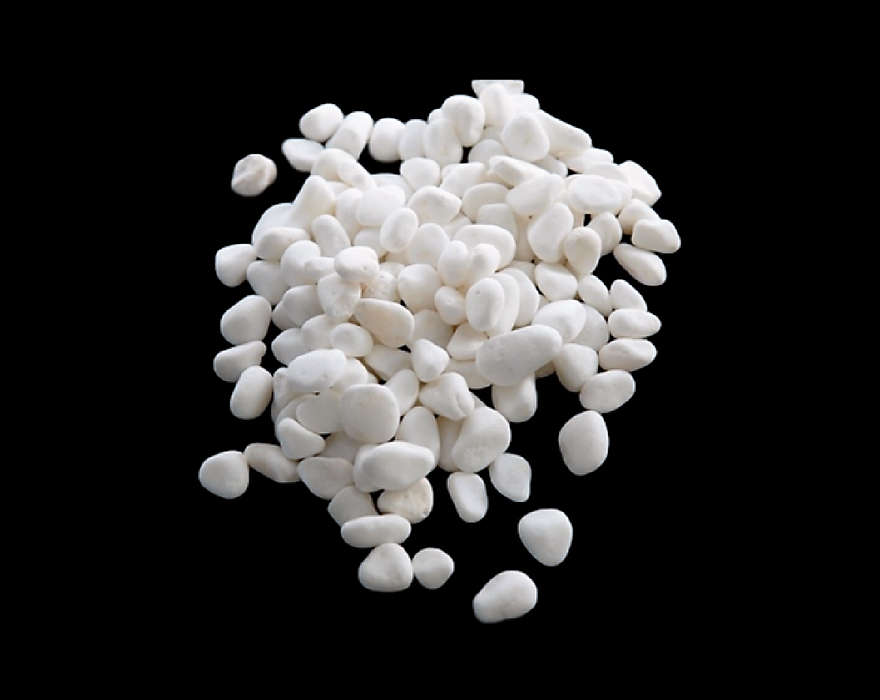 Aquarium White Polished Stones 500 g (ST03-1)