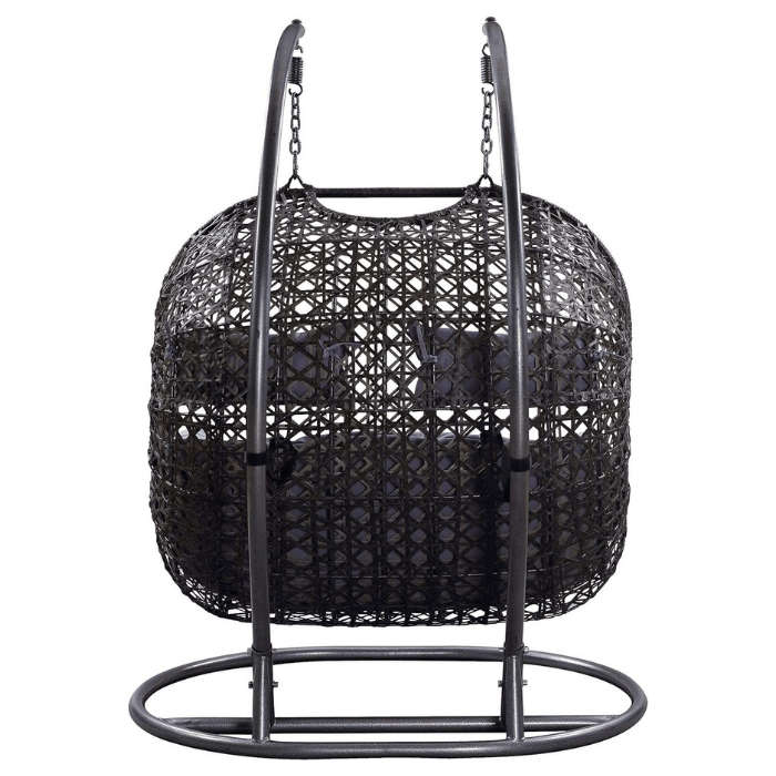 DHHU Double Swing Egg Chair Set (ONLY BROWN COLOR AVAILABLE)