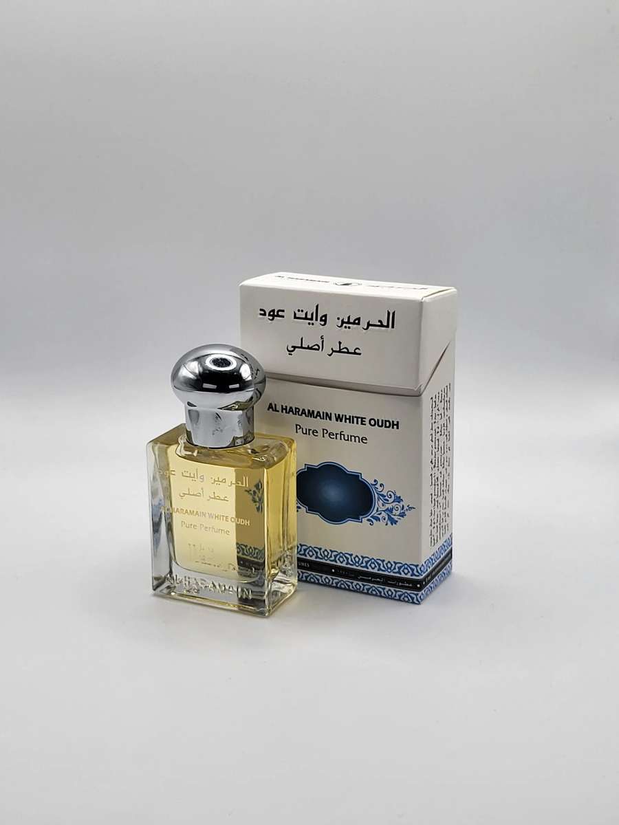 Al Haramain White Oudh Pure Perfume 15ML | Fresh Oud Attar
