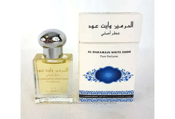 Al Haramain White Oudh Pure Perfume 15ML | Fresh Oud Attar
