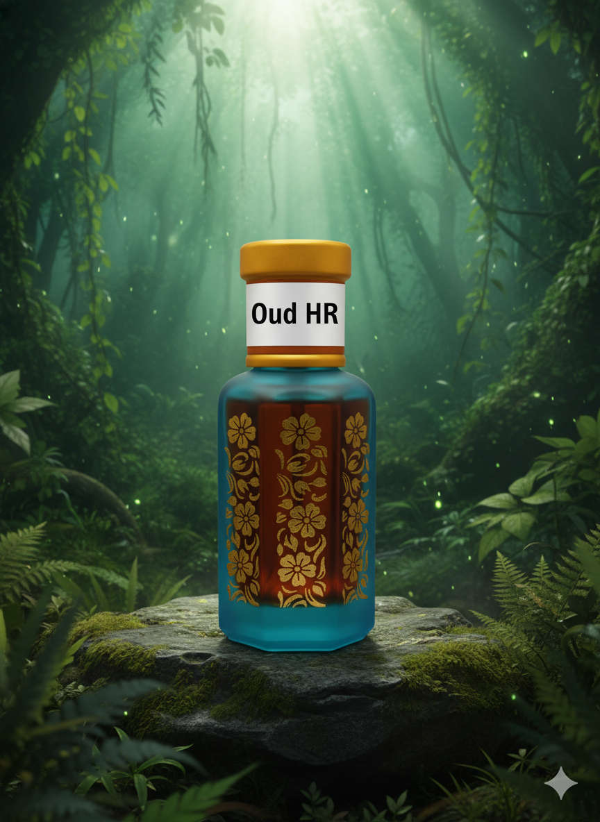 Oud HR Attar | Aged Raw Earthy Oud Connoisseur Perfume Oil