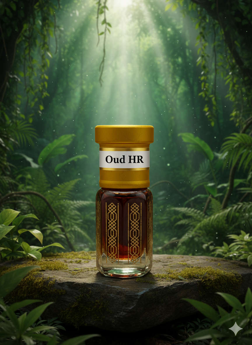 Oud HR Attar | Aged Raw Earthy Oud Connoisseur Perfume Oil