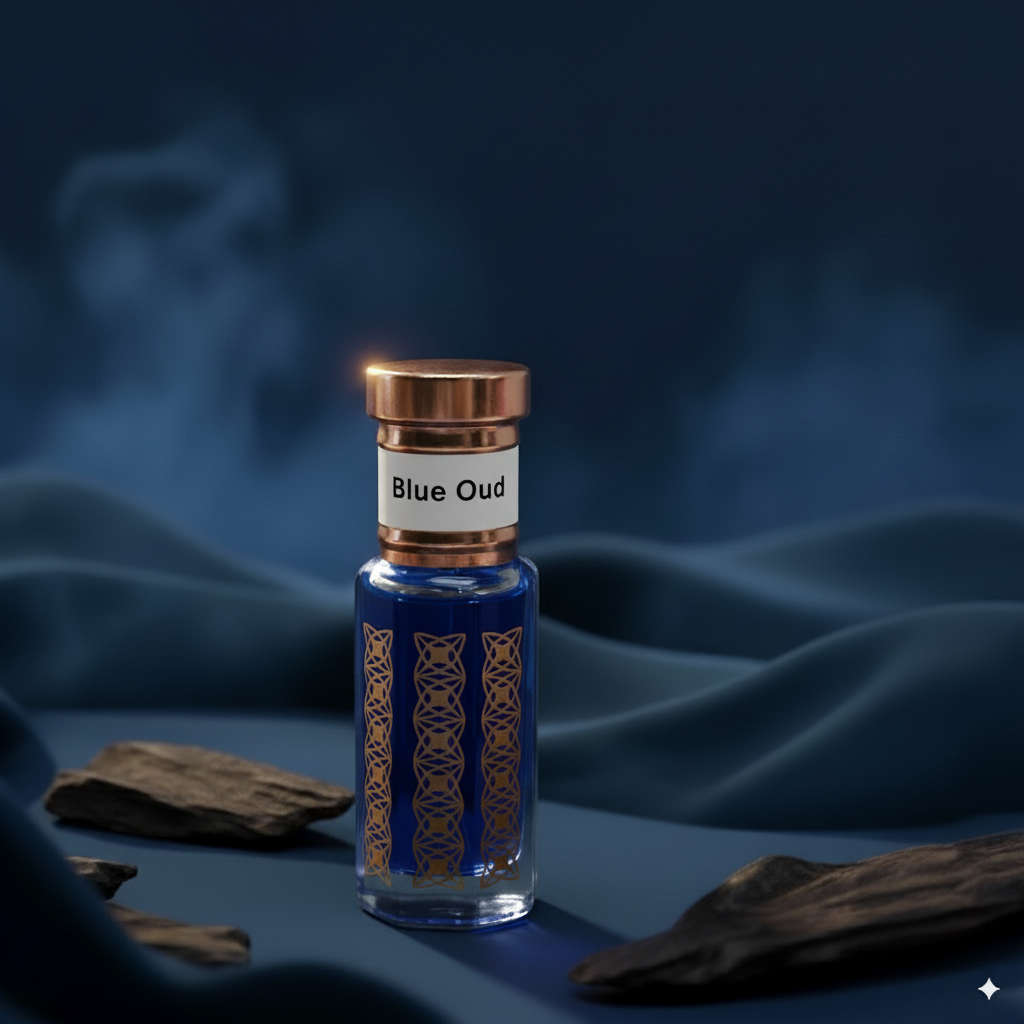 Blue Oud Attar | Fresh Aquatic Oud Unisex Perfume Oil