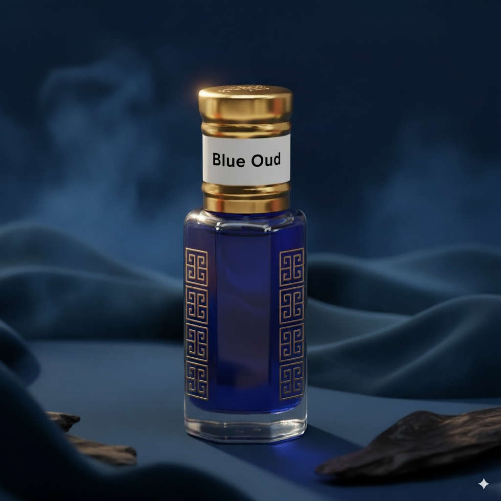 Blue Oud Attar | Fresh Aquatic Oud Unisex Perfume Oil