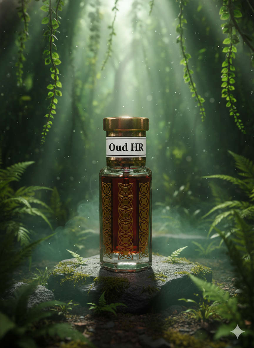 Oud HR Attar | Aged Raw Earthy Oud Connoisseur Perfume Oil