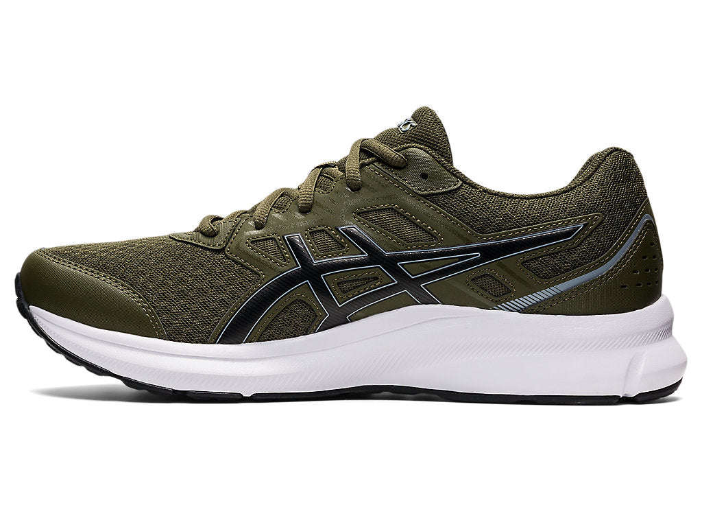 ASICS MENS JOLT 3 OLIVE BEGINNER RUNNING SHOE (OLIVE CANVA)