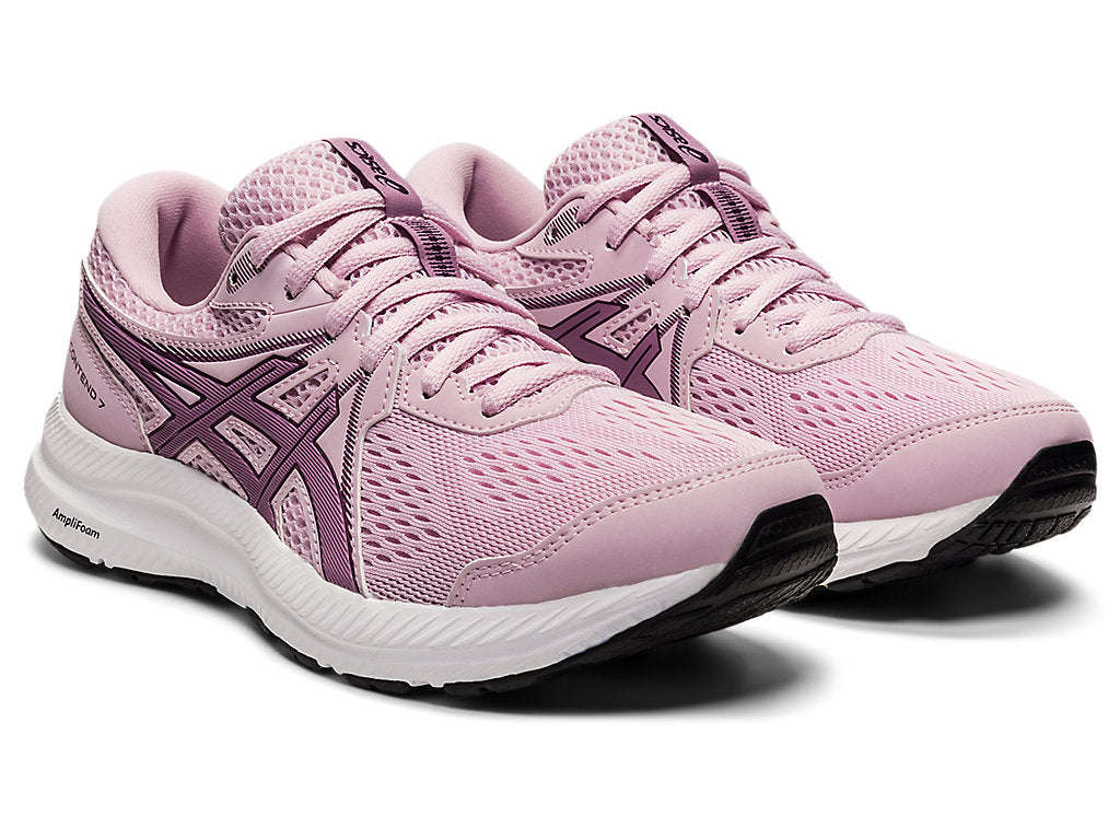 ASICS GEL-CONTEND 7 WOMENS ROAD RUNNING SHOE (BARELY ROSE) UK 5