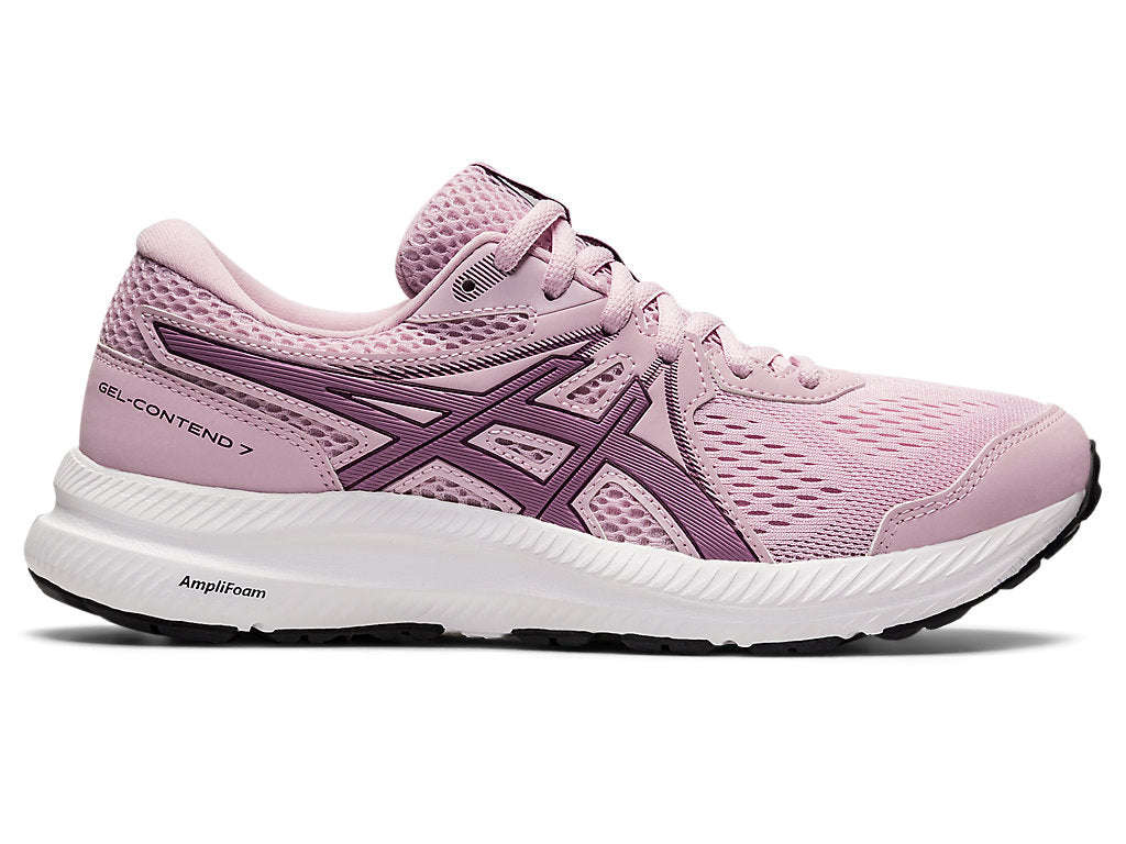 ASICS GEL-CONTEND 7 WOMENS ROAD RUNNING SHOE (BARELY ROSE) UK 5