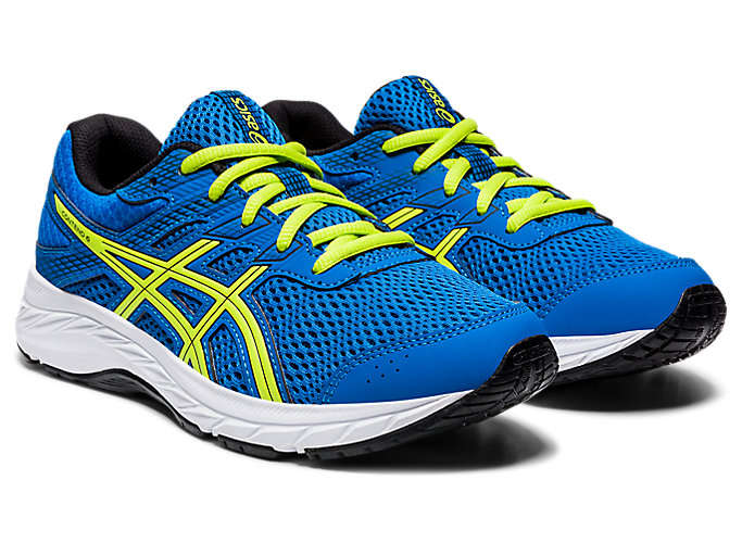 ASICS CONTEND 6 GS ROAD RUNNING SHOE BLUE