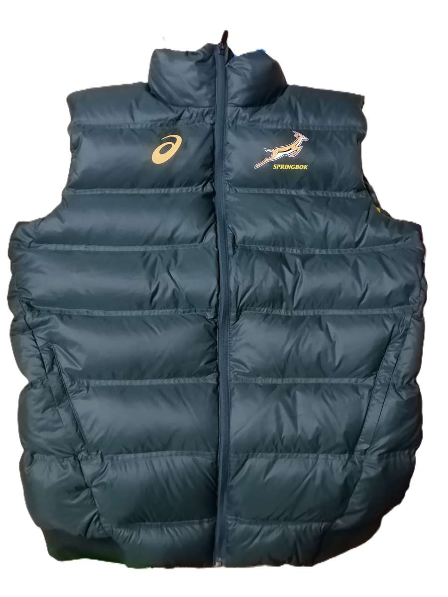 ASICS MENS SPRINGBOKS SLEEVELESS JACKET XL