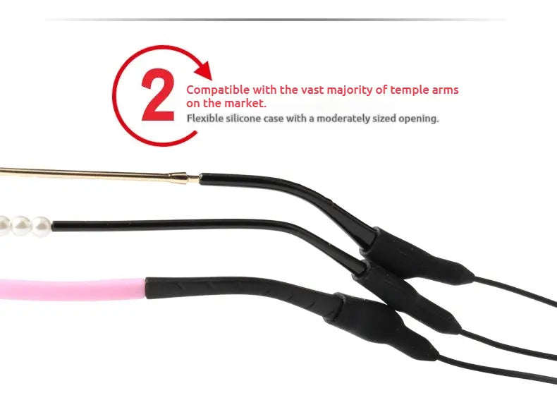 Sekelboer Adjustable Anti-Slip Silicone Sunglasses Retainer