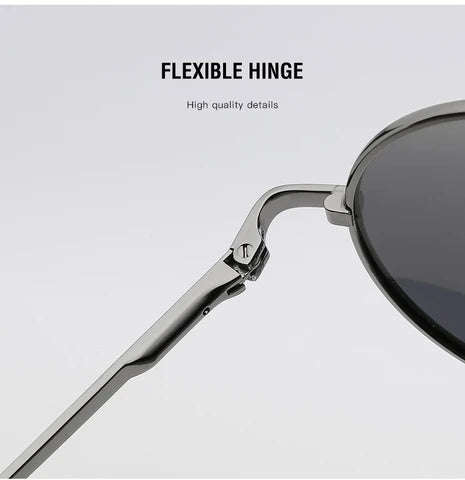 Kdeam Azure Orbit  Polarized Round Sunglasses