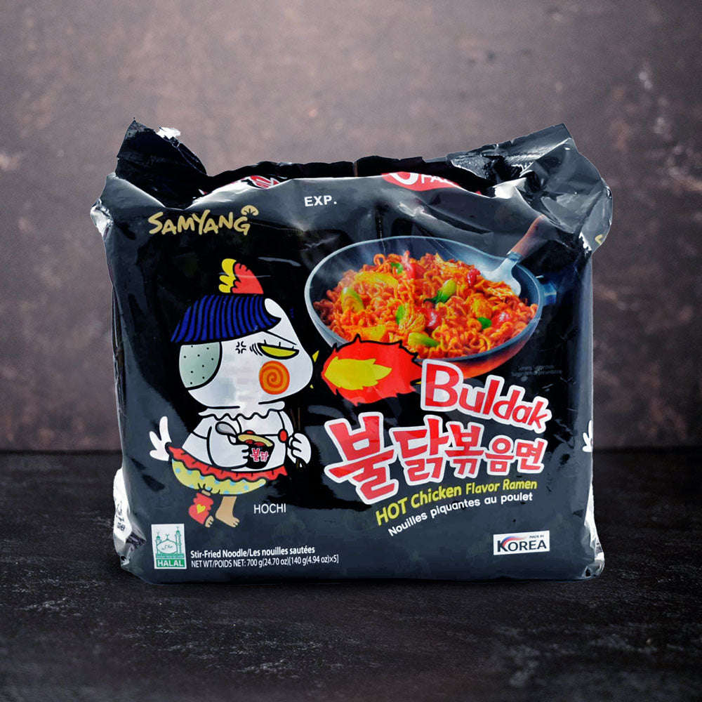 Samyang Buldak Original Hot Chicken Flavor Ramen 5 Pack 675g