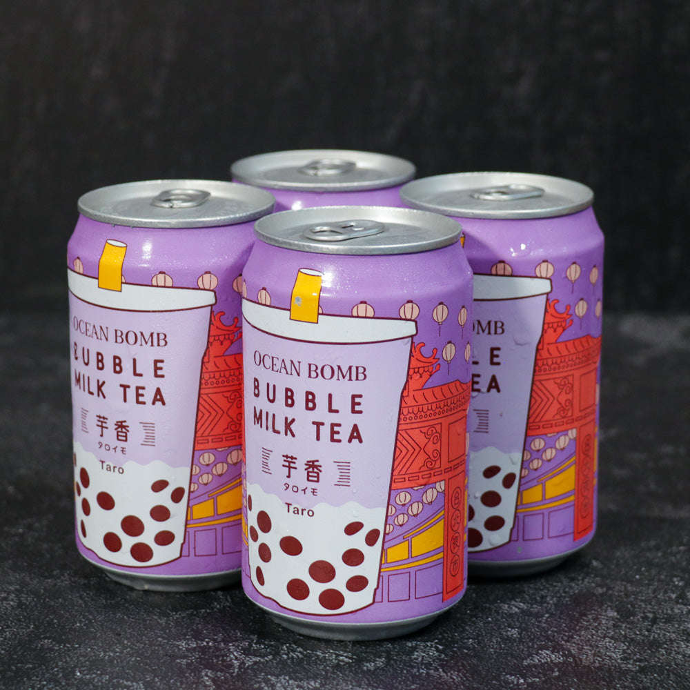 Ocean Bomb Bubble Milk Taro Tea (315mlx4)