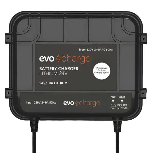 EvoCharge 24V 10ah LiFePo4 Battery Charger