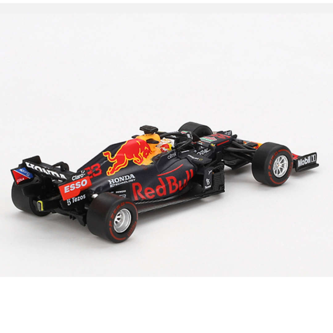 Red Bull RB16B #33 Max Verstappen 2021 Abu Dhabi Grand Prix Winner MiniGt 1/64