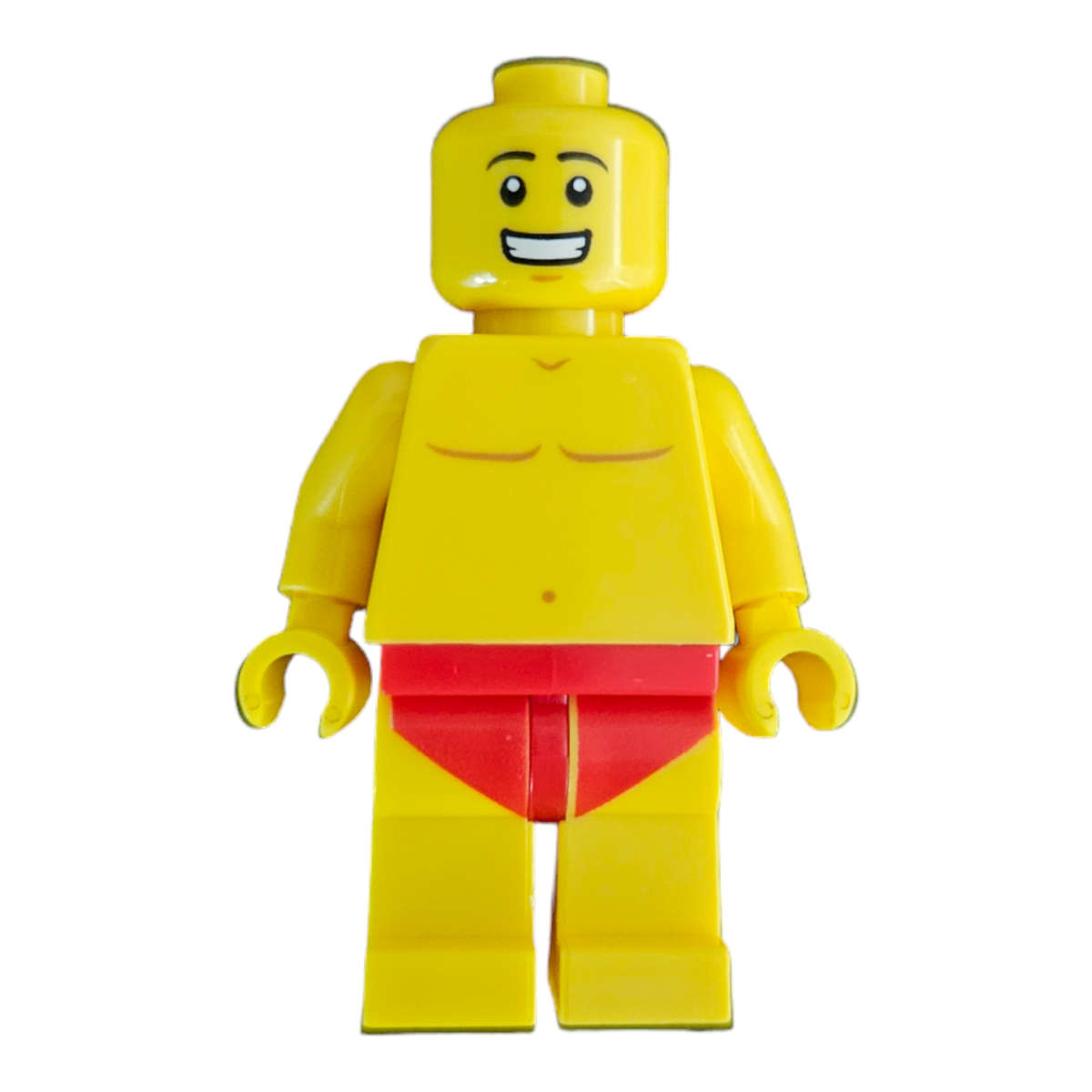 Swimsuit boy with duck tattoo Lego custom minifigure