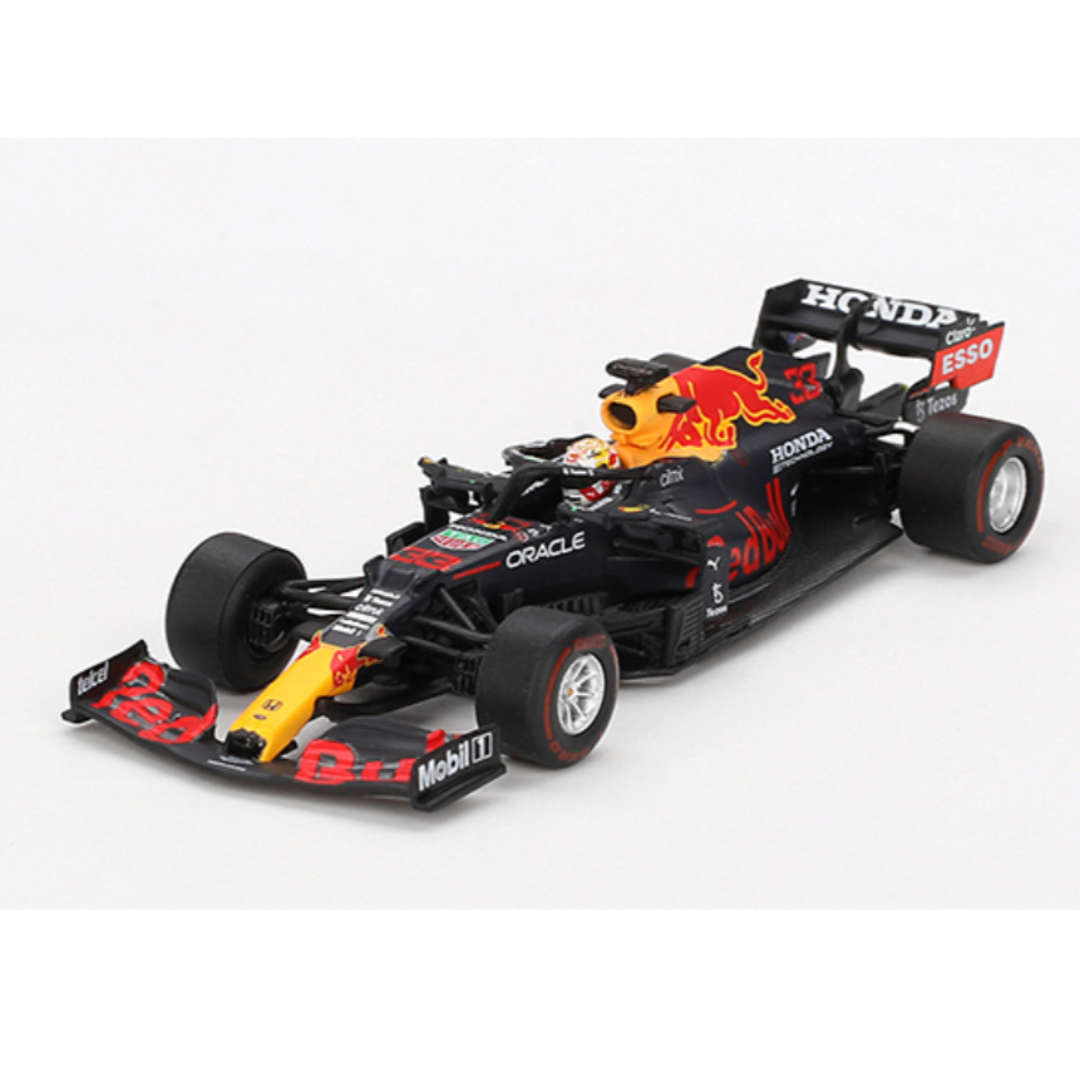 Red Bull RB16B #33 Max Verstappen 2021 Abu Dhabi Grand Prix Winner MiniGt 1/64