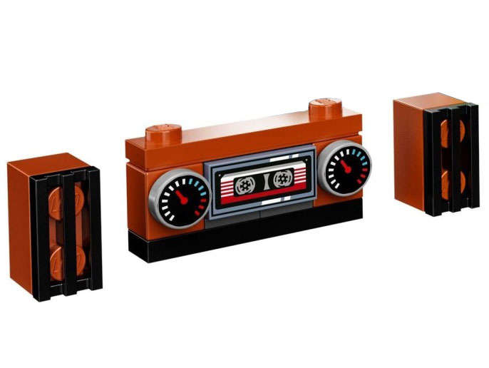 Tape Deck Stereo Boom box Lego micro build