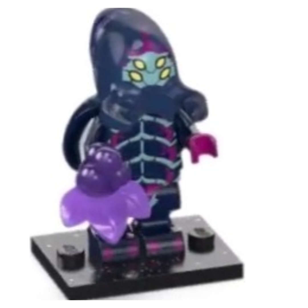 Alien Beetlezoid, Series 26 (Complete Set with Stand and Accessories) Lego minifigure