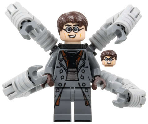 Dr. Octopus (Otto Octavius) Doc Ock Lego Minifigure from Spiderman No way home