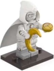 Moon Knight Marvel Studios Series 2 Collectable lego minifigure (Complete Set with Stand and Acce...