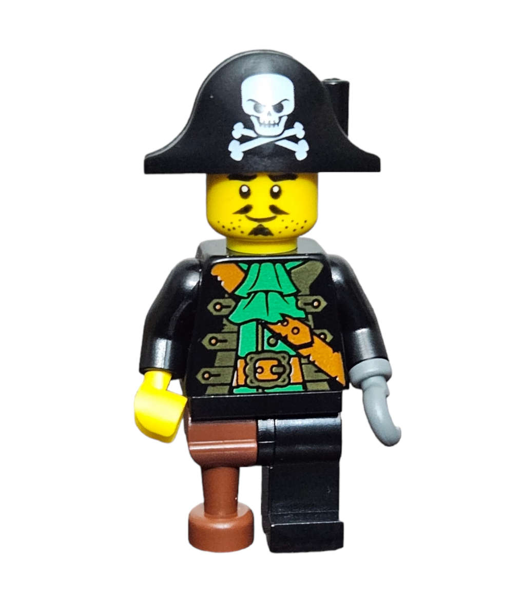 Pirate Lego minifigure one leg