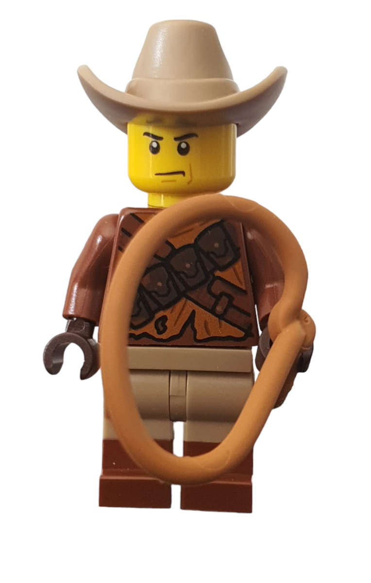 Cowboy Lego minifigure custom