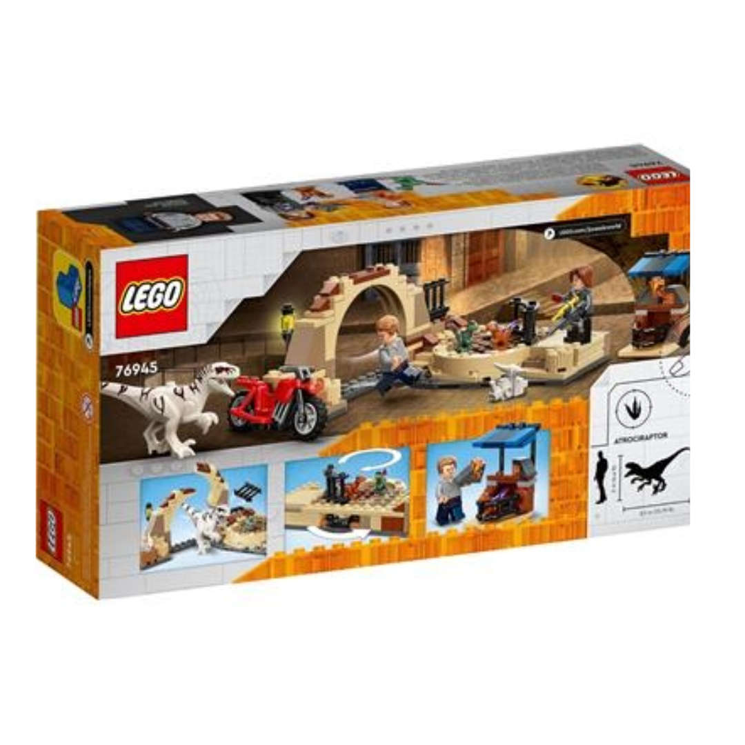 76945 LEGO Jurassic World Dominion Atrociraptor Dinosaur Bike Chase