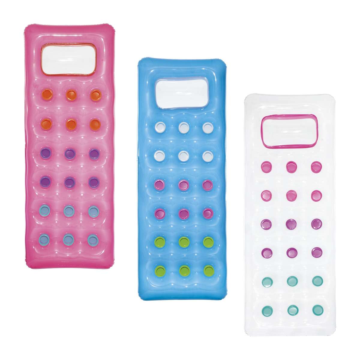 Bestway 1.88 M X 71 Cm Summer Colors Transparent Floating Mat