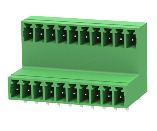 Pluggable Header Plug 20 W P=3.81 15 Edgrt 3.81 20 P 14 00 A(h)