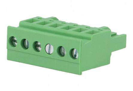 Socket Stright In Line 6 Way P=5.00 Plug In 2 Edgka 5.0 06 P 14 1000 A(h)