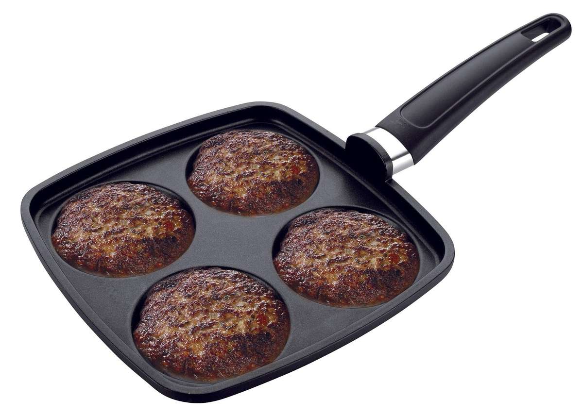 Frying Pan With 4 Dimples22x22