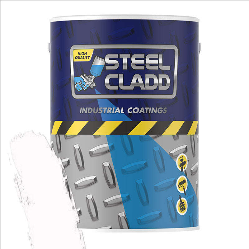 Steel Cladd Quick Dry Enamel White 5 L