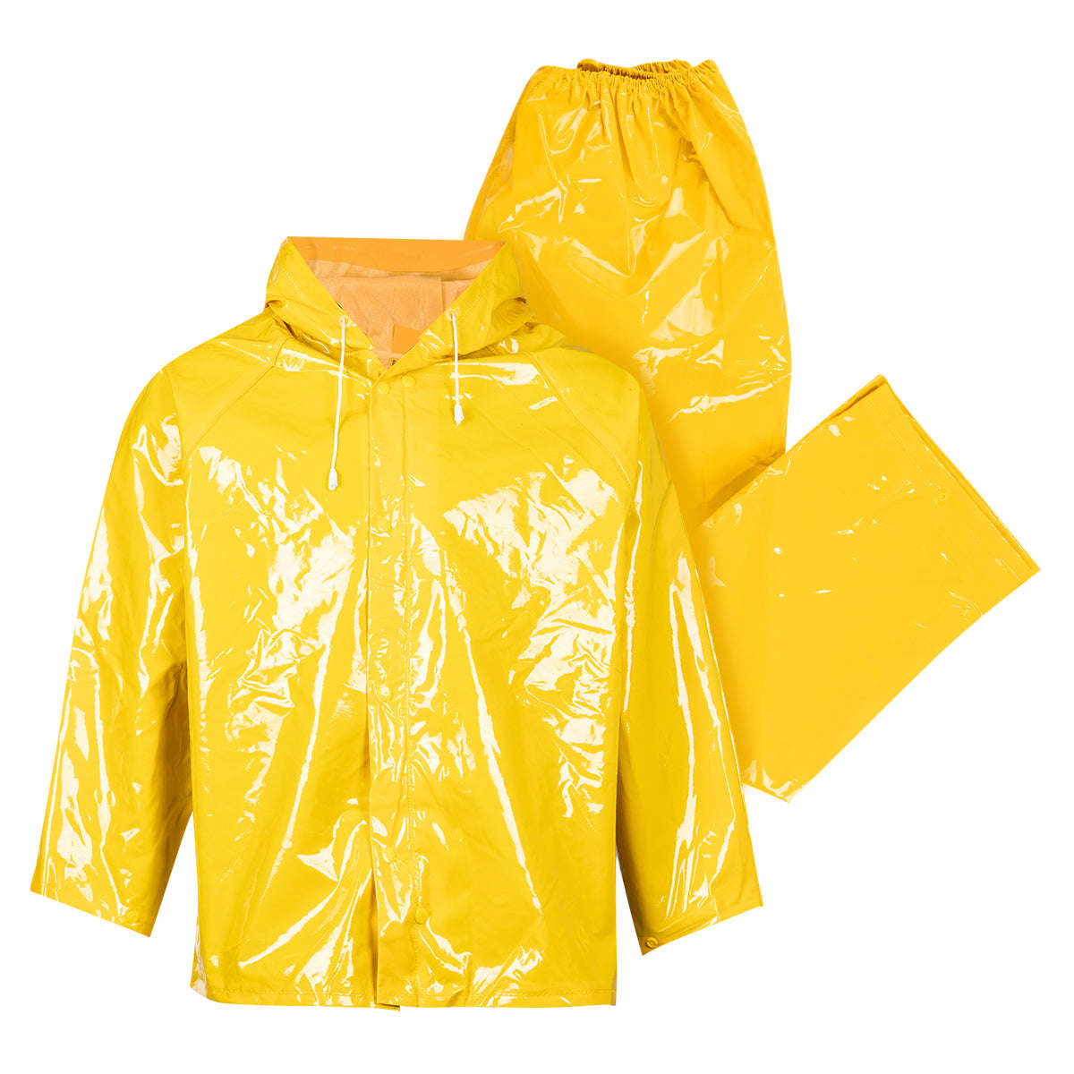 Pioneer Rainsuit Rubberised Nylon Yellow Large