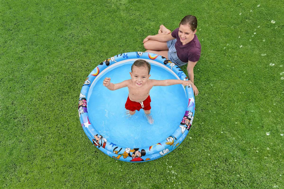 Bestway 1.22m X H25cm 3 Ring Pool Mickey Mouse 140 L
