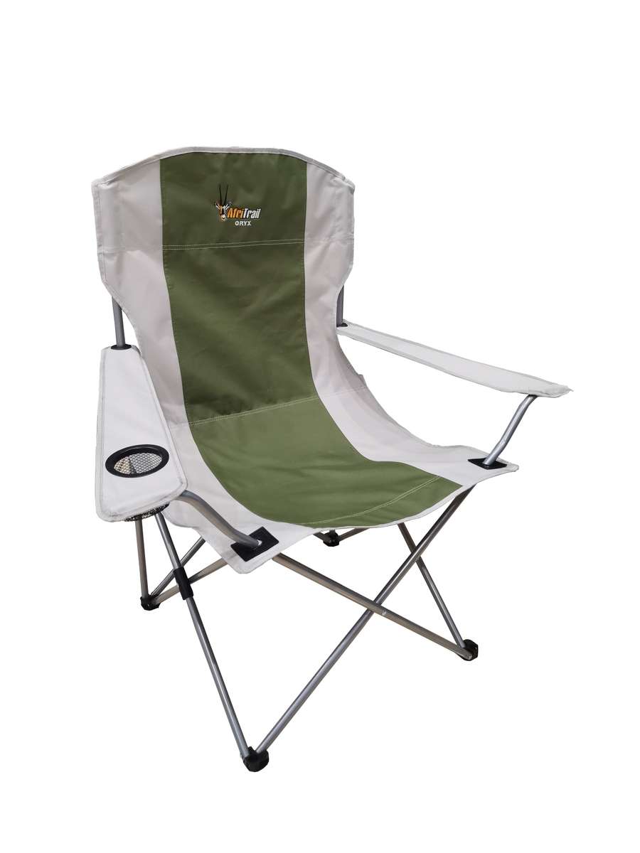 Afritrail Oryx Deluxe Folding Armchair 120kg Green