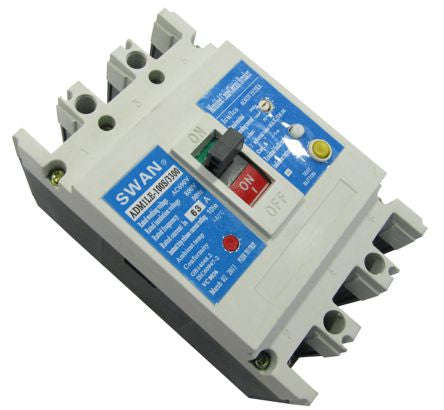 Mccb Circuit Breaker With E/Leakage 3 P 25 Ka 125 A Mccb Adm1 Le 3125