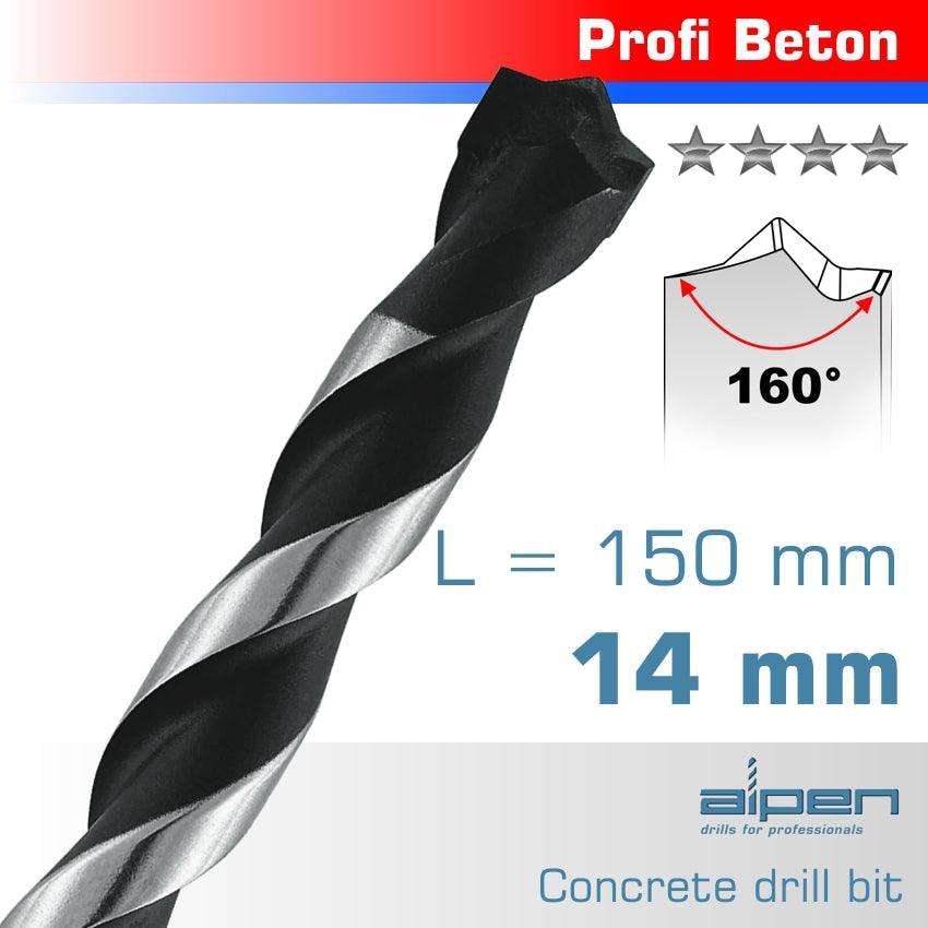 Alpen Concrete Profi Beton Drill Bit 14 Mm