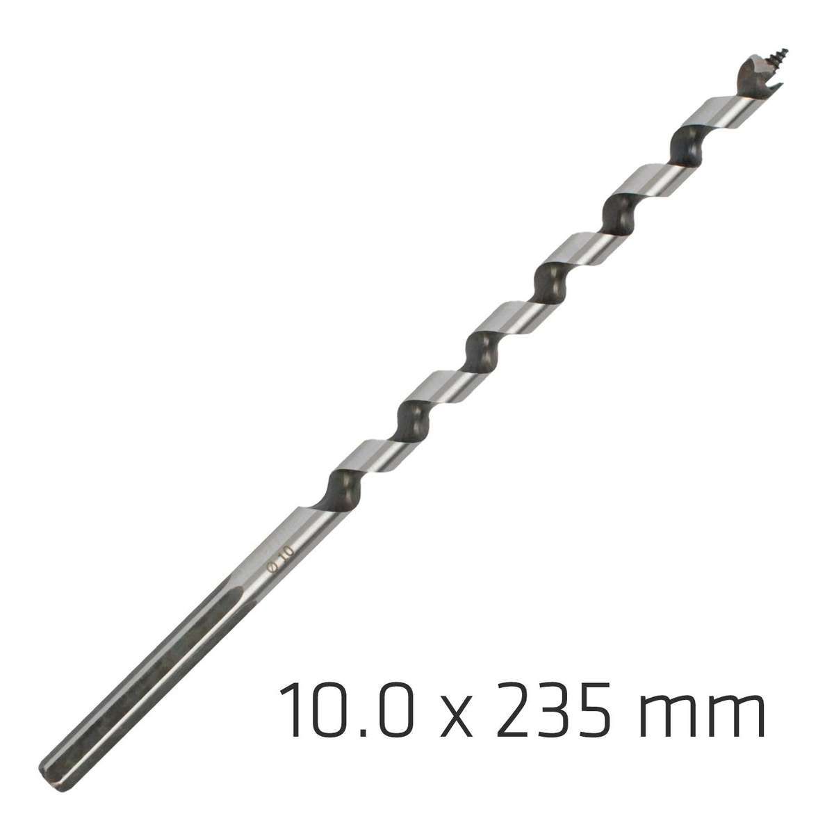 Alpen Wood Auger Drill Bit 10 X 235 Mm